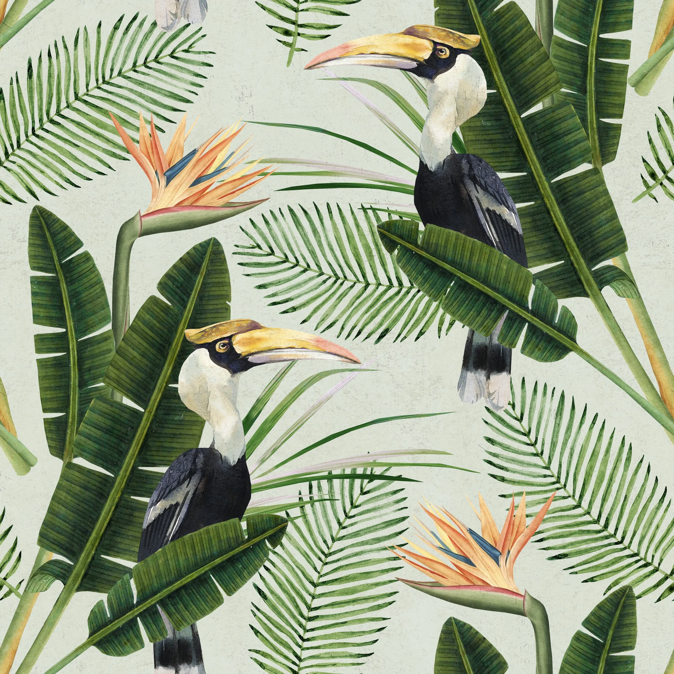 Birds of Paradise wallpaper / mind the gap wallpaper