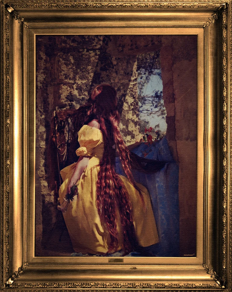 Rapunzel / Mineheart / art on canvas
