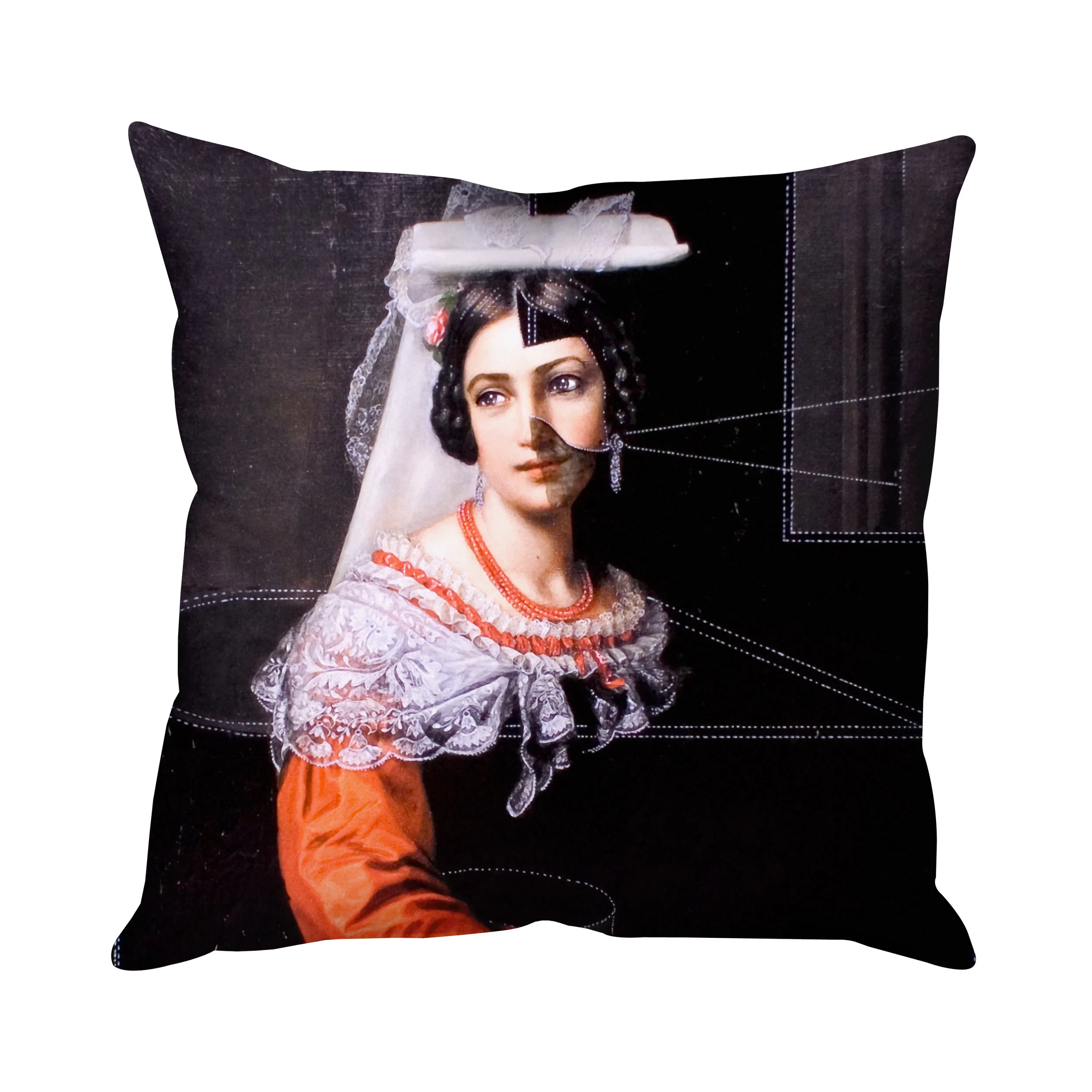 Isabella cushion / mineheart cushion