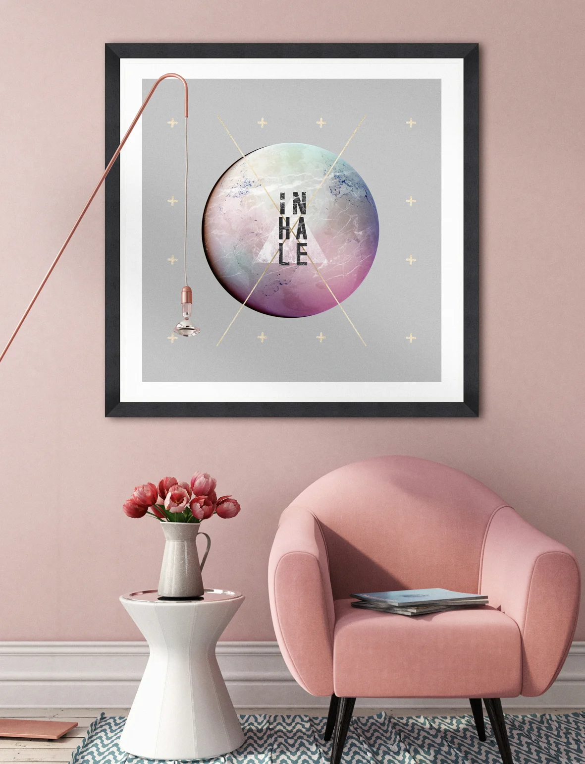 Inhale fine art print / mind the gap / inhale