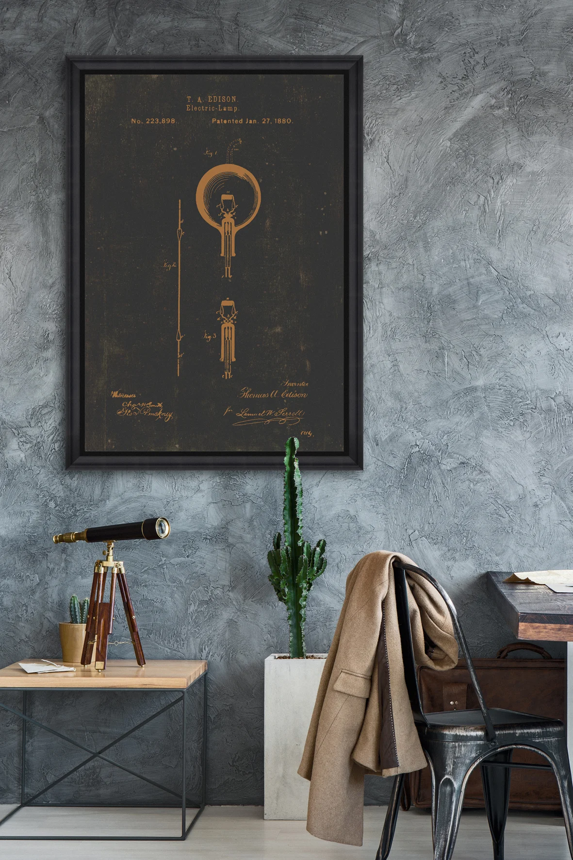 Edison Bulb / mind the gap / fine art print