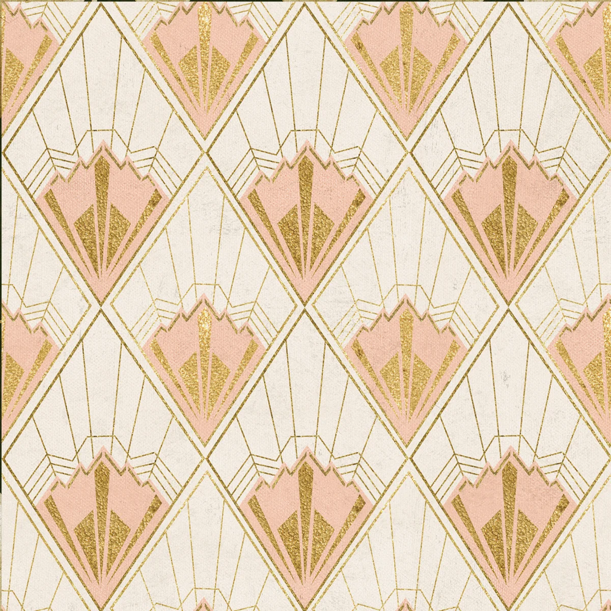 Mind the gap / revival wallpaper / taupe revival