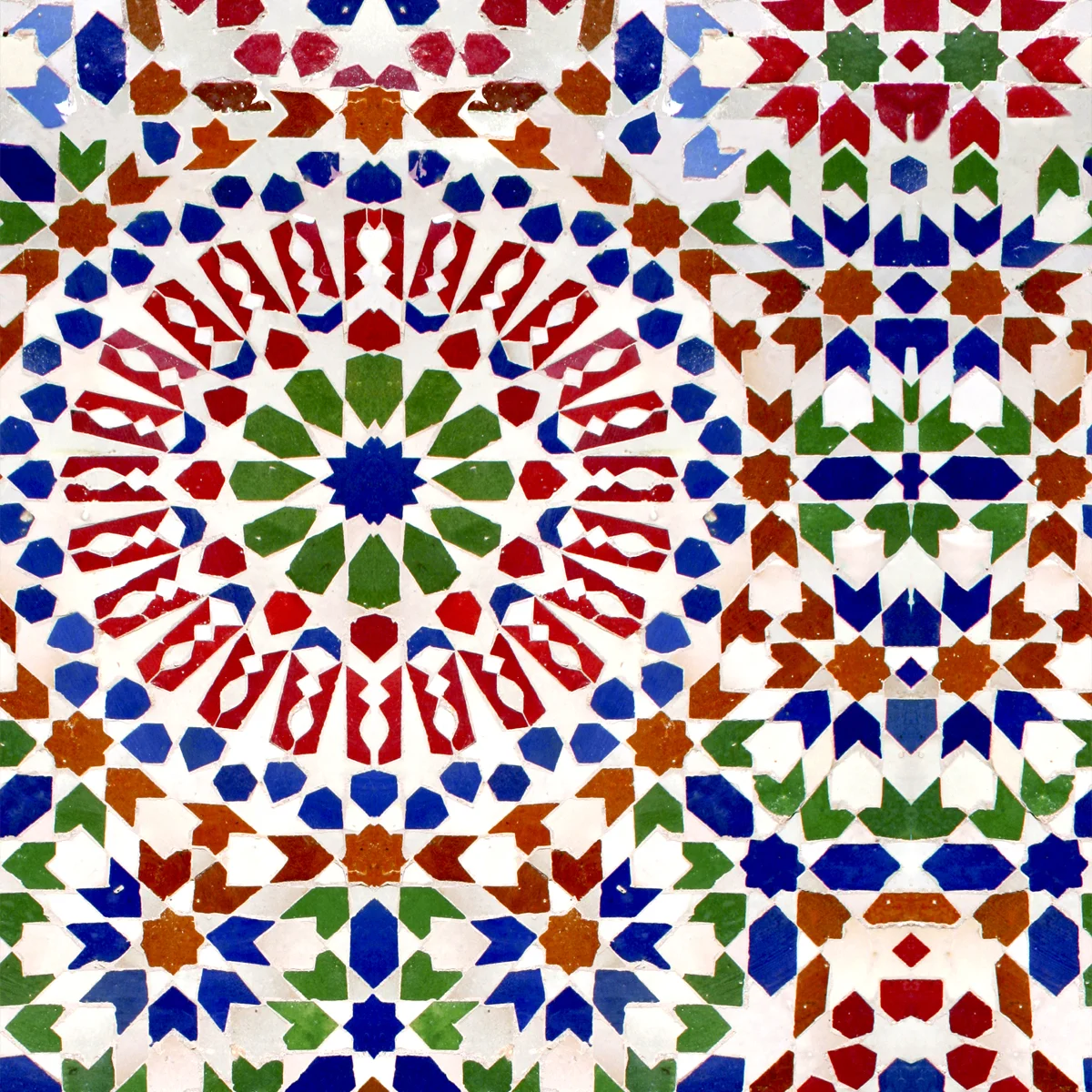 Mosaic Mind the gap wallpaper