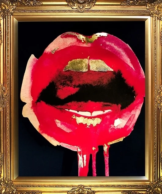 Gold teeth / red lips / studio twenty seven