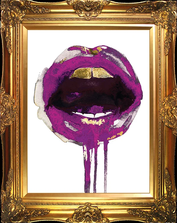 Gold Teet PINK framed TD.jpg
