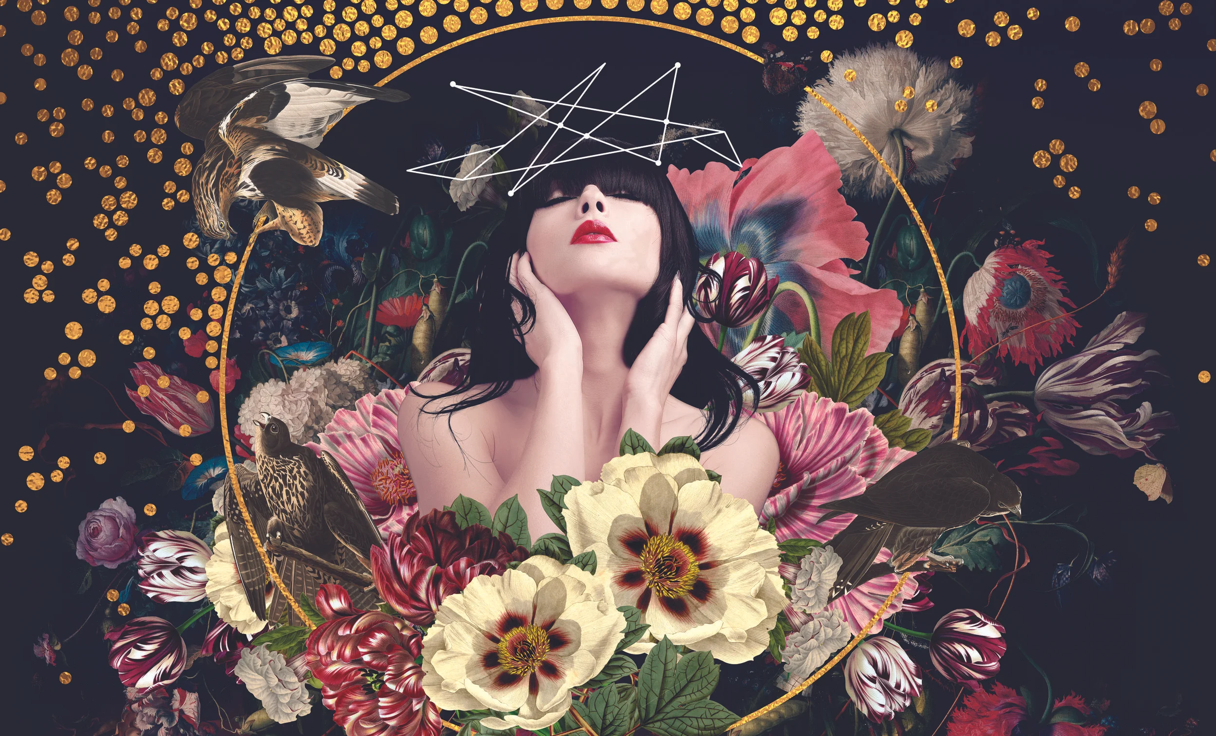 His Egyptian Queen, he gave black pearls for eyes - A2 .jpg