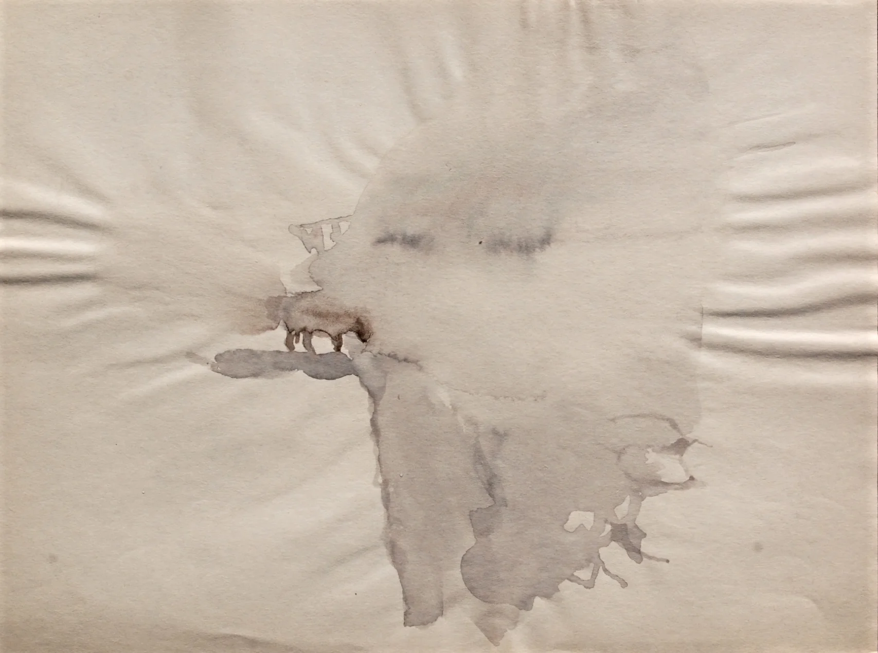   into the light   watercolour on paper  1990 