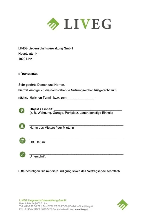 Kündigung