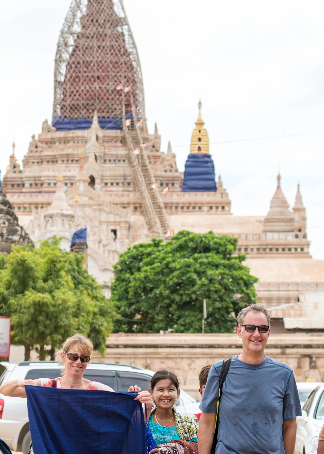Leaving Ananda temple