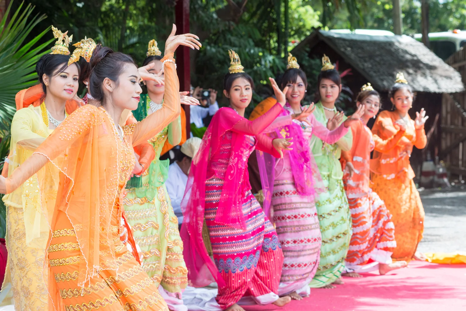 Welcome dancers at the Road to Mandalay