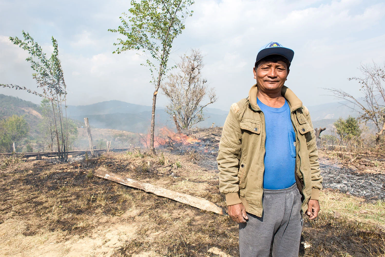 Cakung during slash and burn