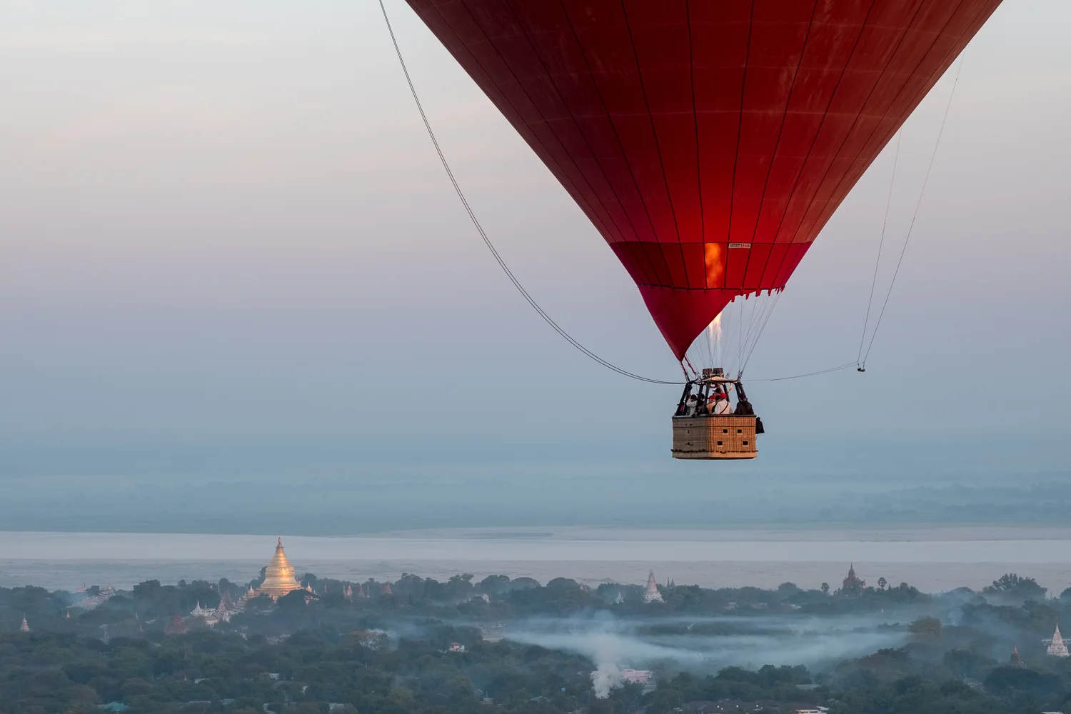 Balloons over Bagan