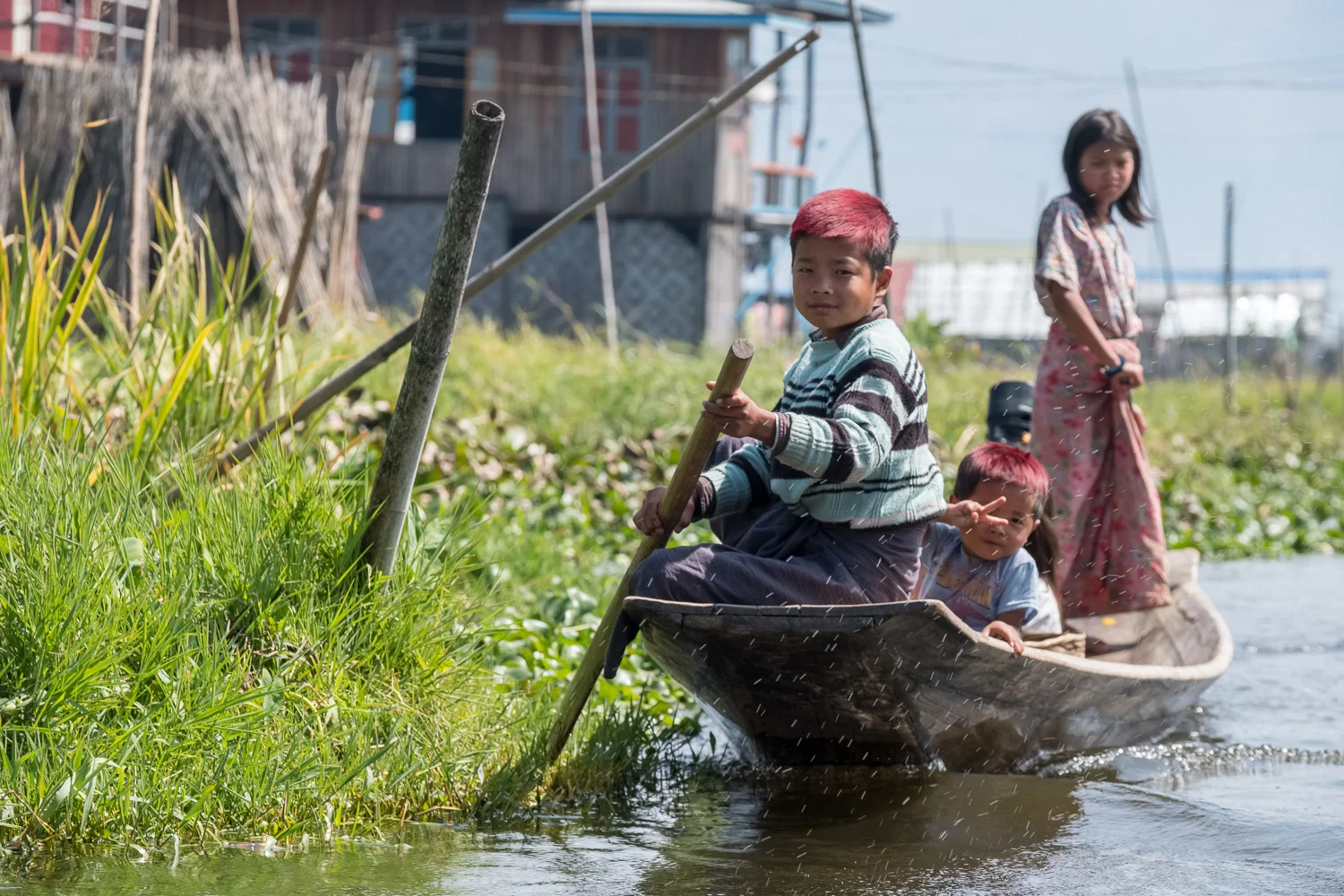 Inle Lake children