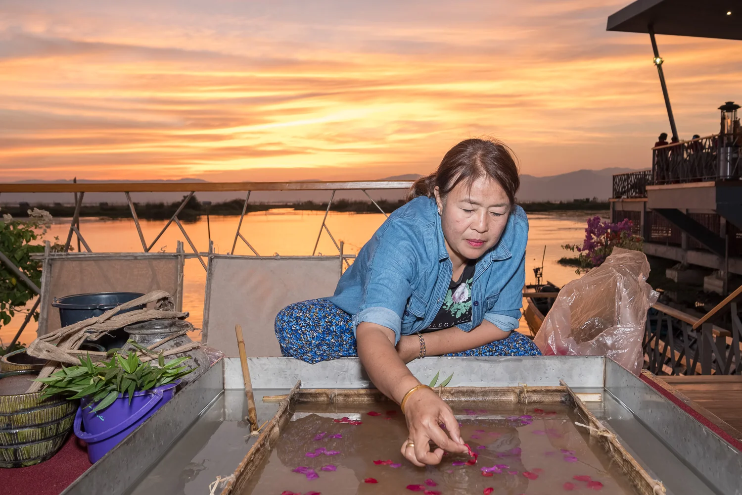 Traditional paper-making
