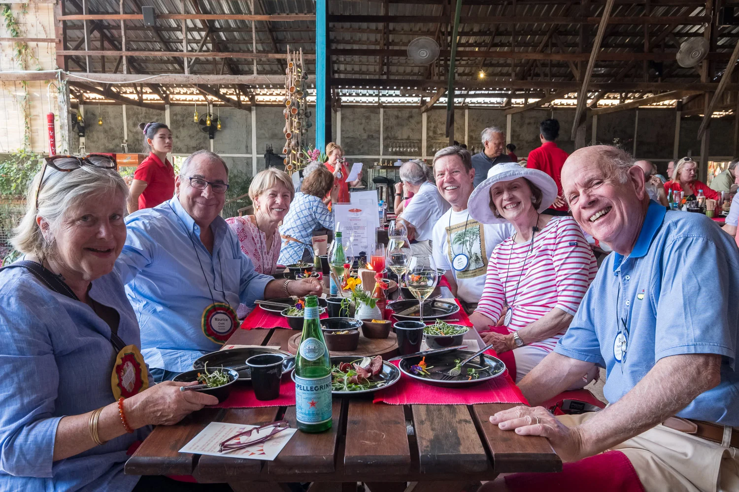 Lunch at Sharky's Bagan