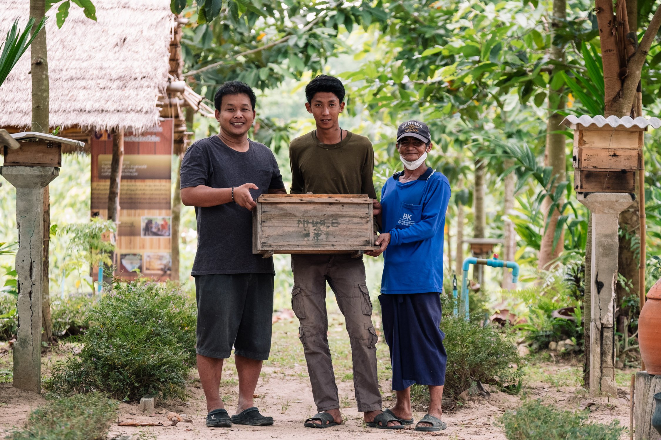 Jack, native bee honey farmer - Ratchaburi