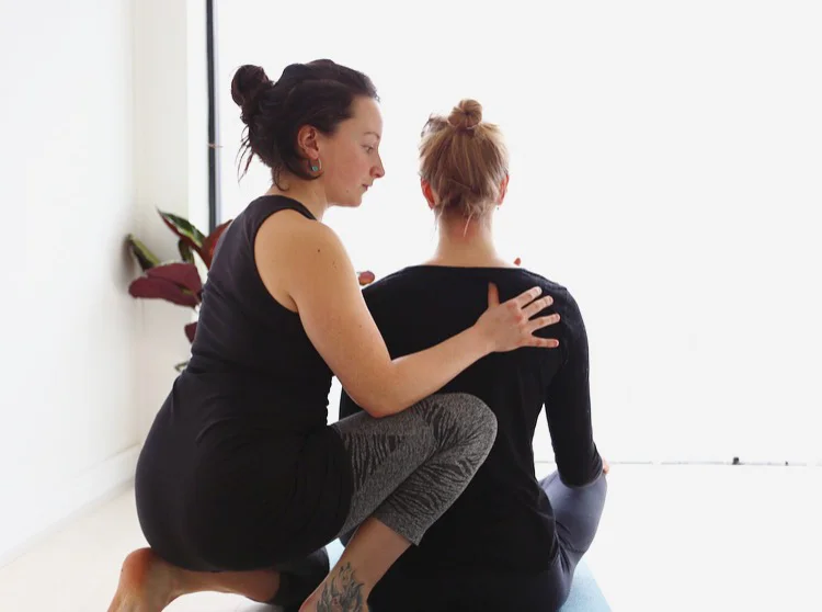 Massage & Yoga focus:  back, neck and shoulders