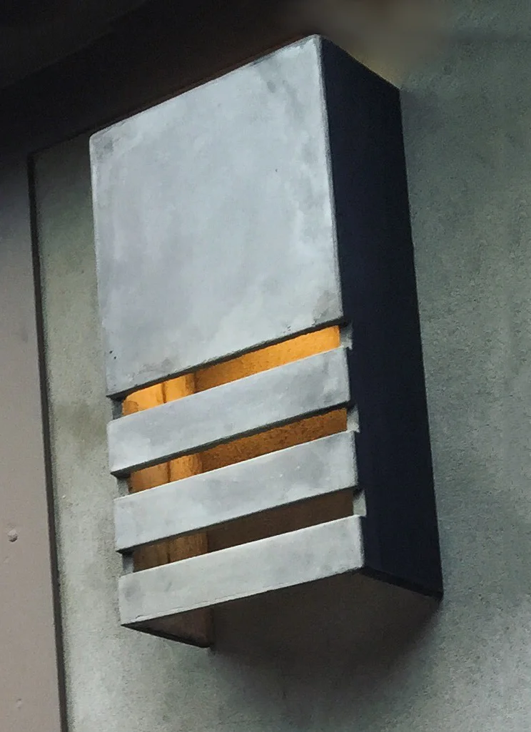 Concrete Temple Wall Sconce