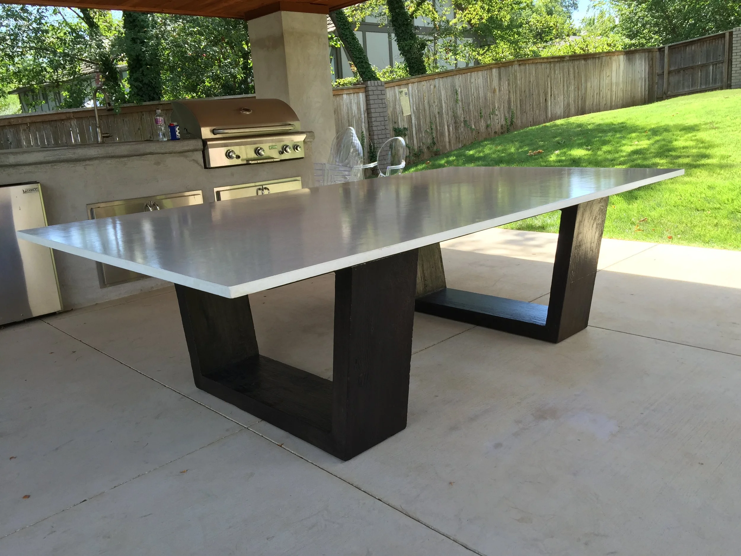 Concrete Ping Pong Table