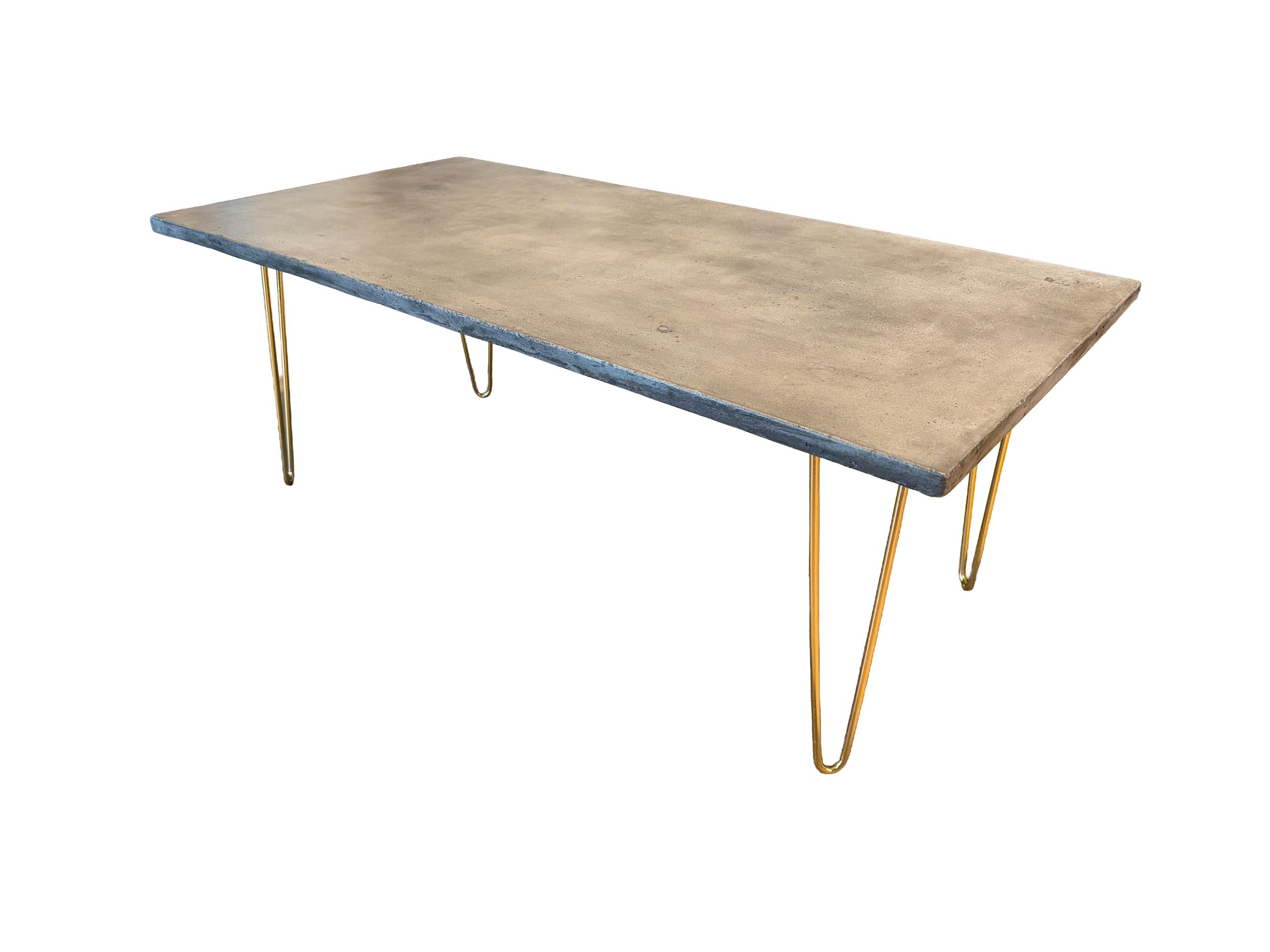 Cast Concrete Slab Table – Hand Finished (One-Off Cast)