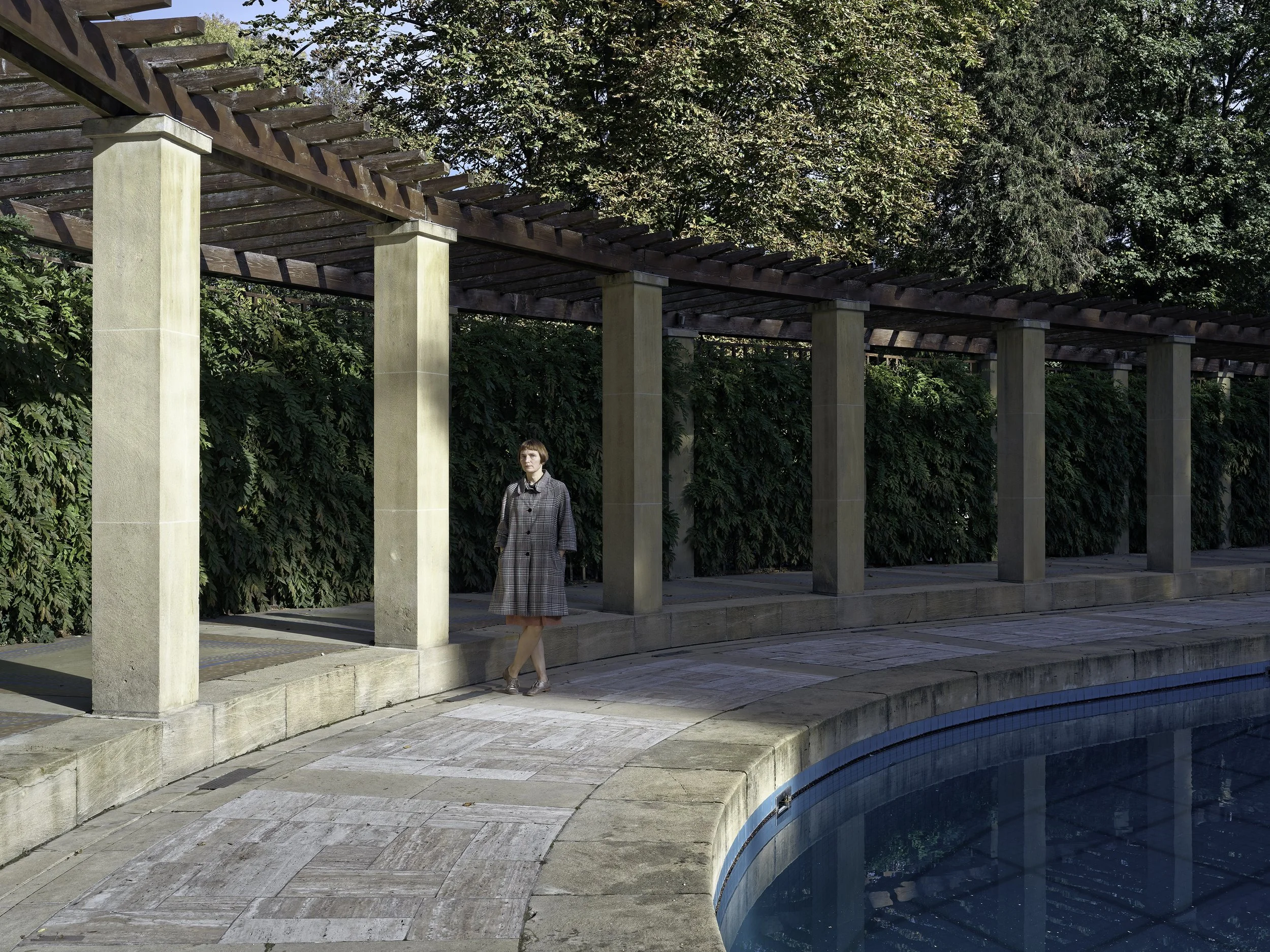 Piscine (lumière et ombre)