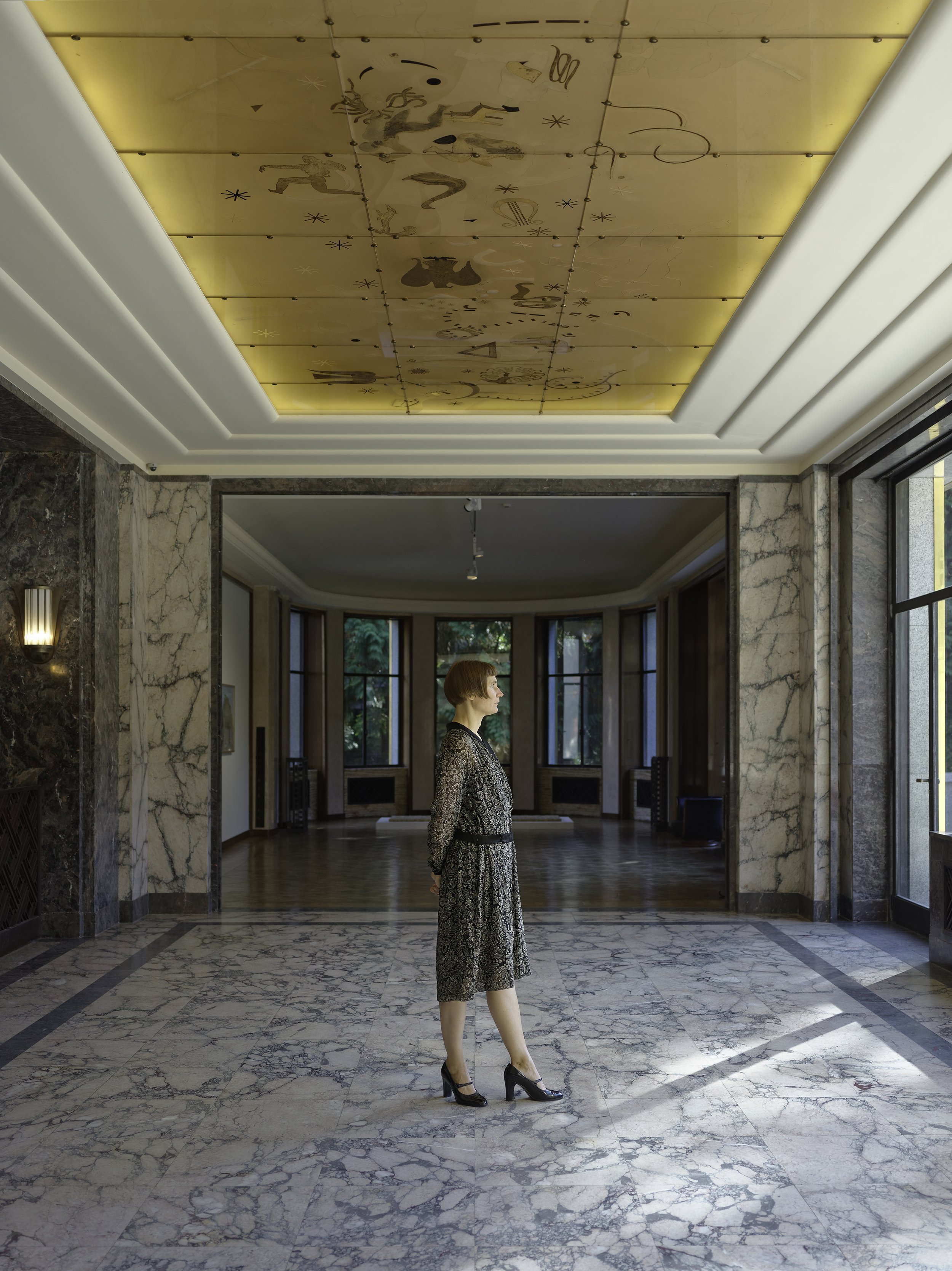 Plafond (peinture sur verre)
