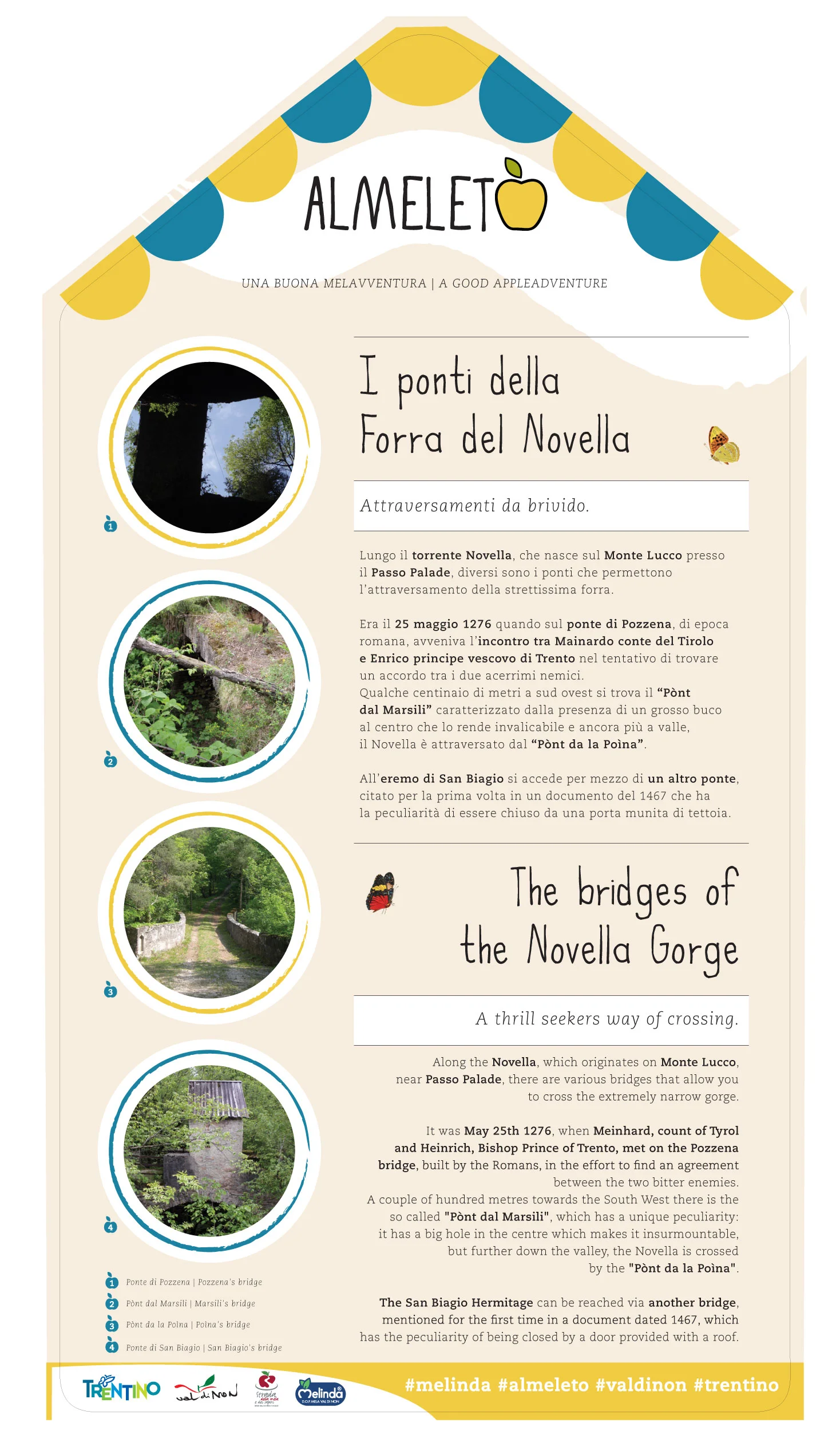 THE BRIDGES OF THE NOVELLA GORGE