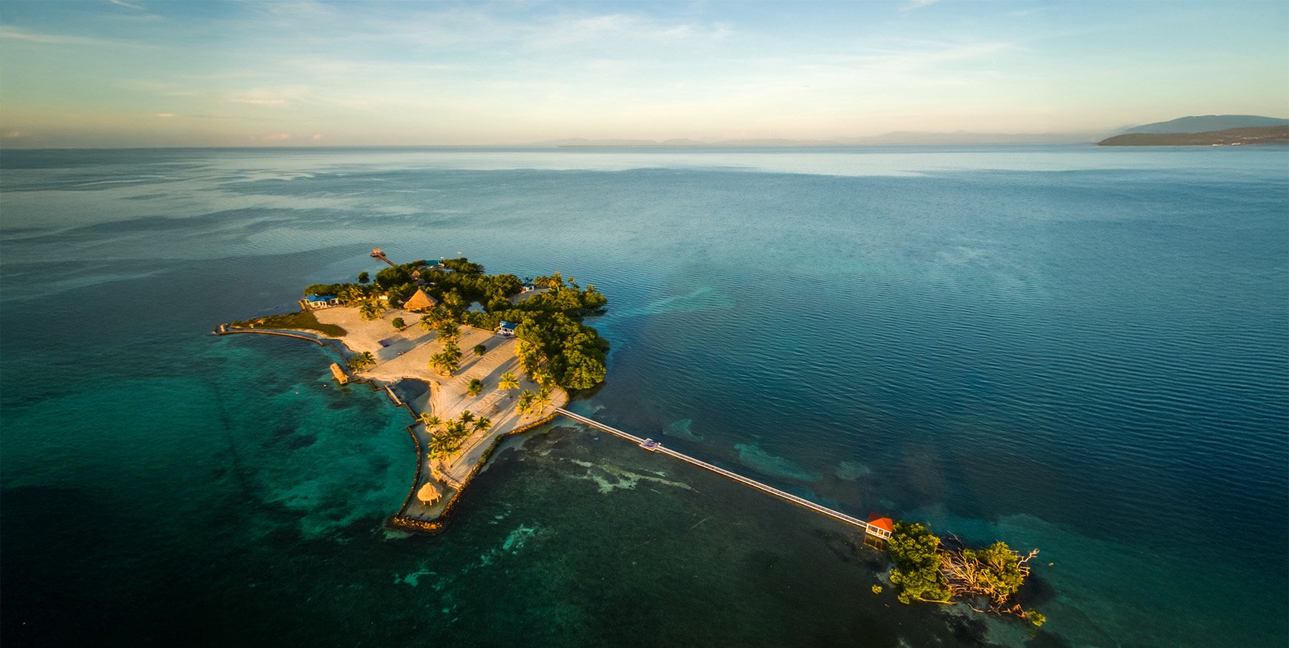 Drone of luxury private island villa rental Royal Belize.jpg