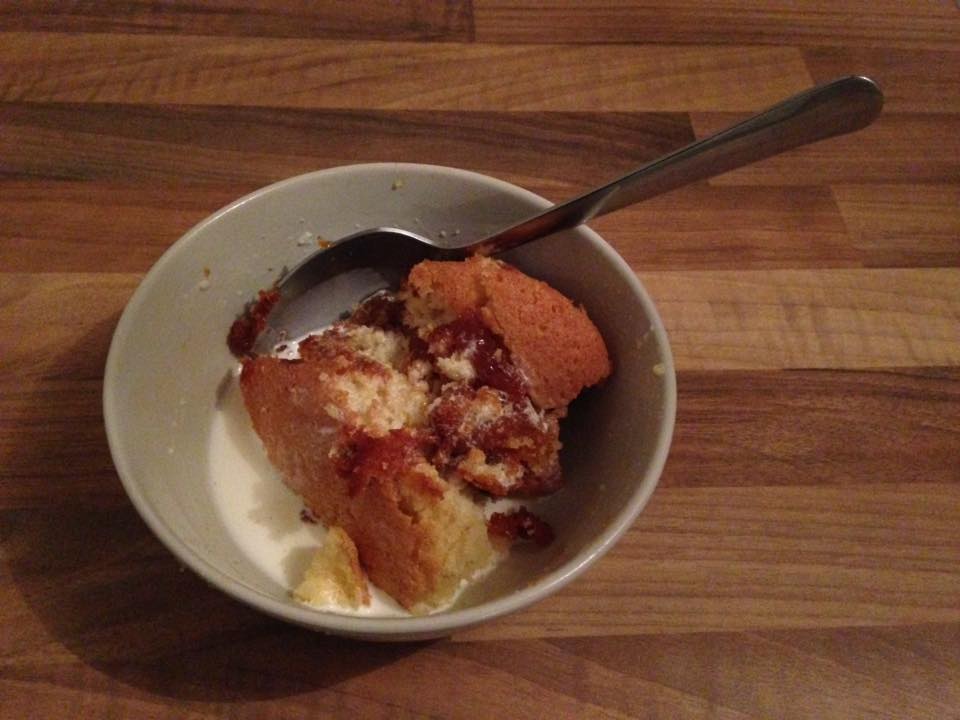 David Carr: When people ask why I trail run, I could reply that I love the solitude, the scenery, the sense of wellbeing. But to be honest, it's so I can eat treacle sponge afterwards. #Run1000Miles #scoff1000sponges