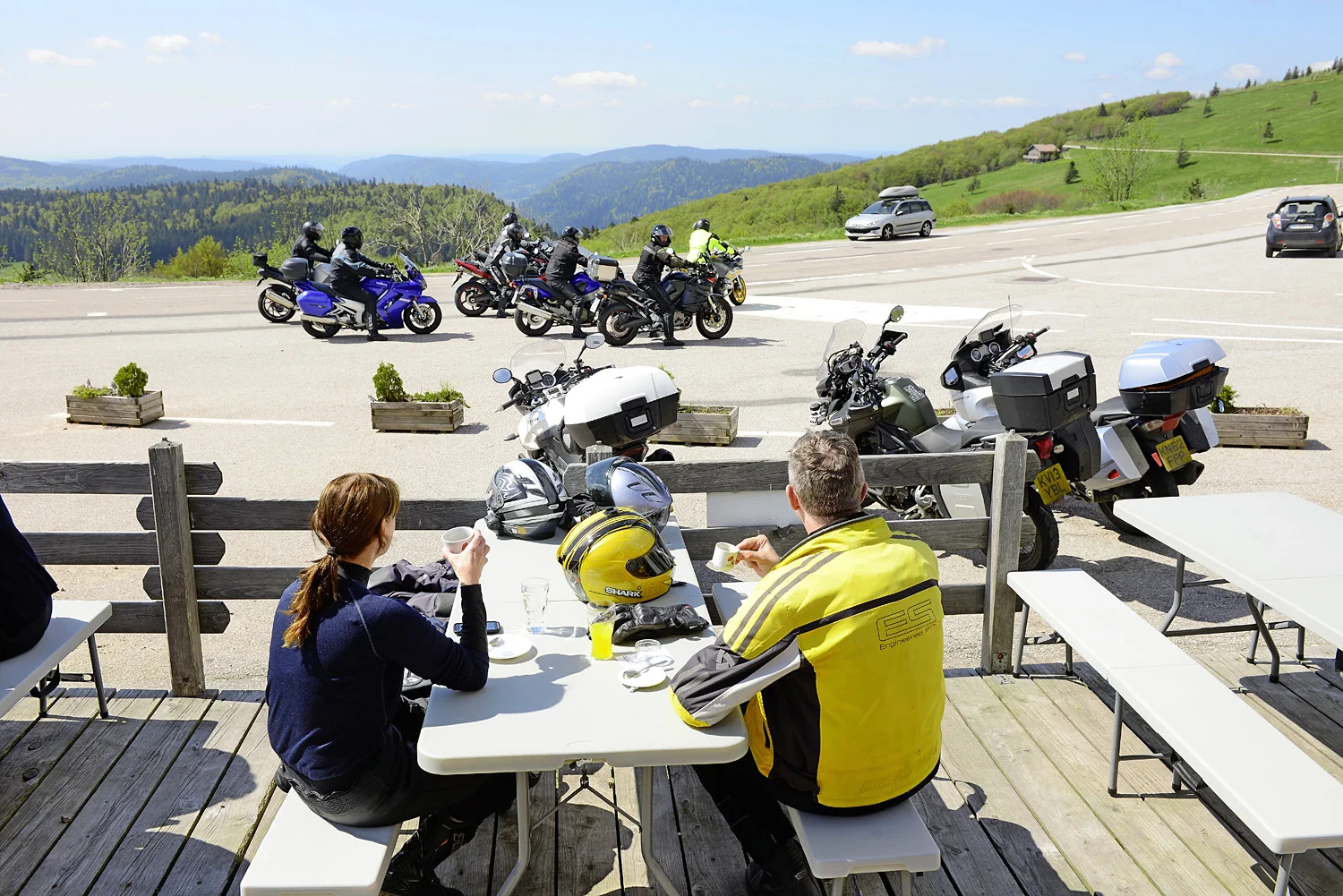 The Auberge du pied du Hohneck offers great coffee and better views