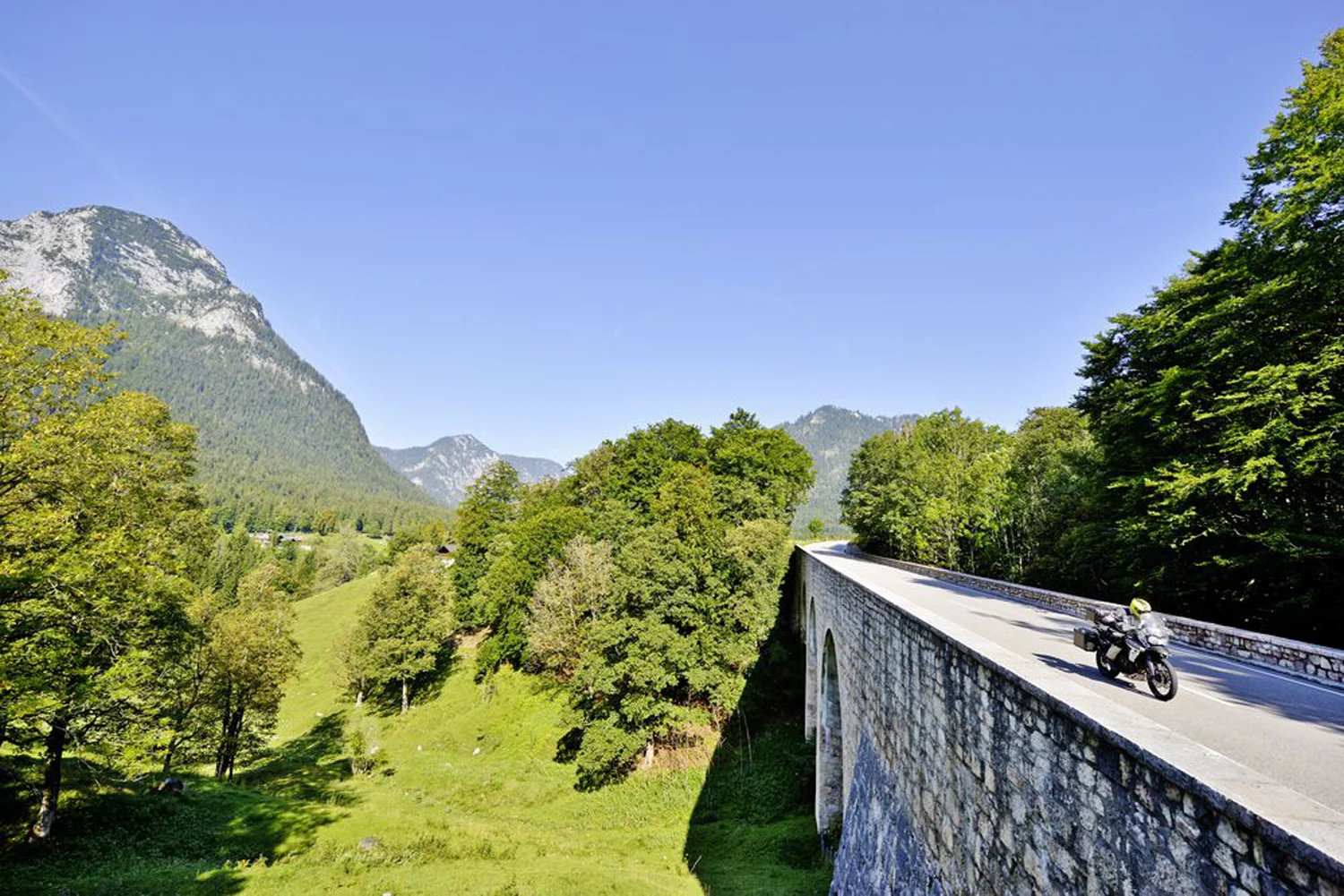 Germany’s Deutsche Alpenstraße (Alpine Road) offers some of the most memorable riding of any two-wheeled foray into Europe