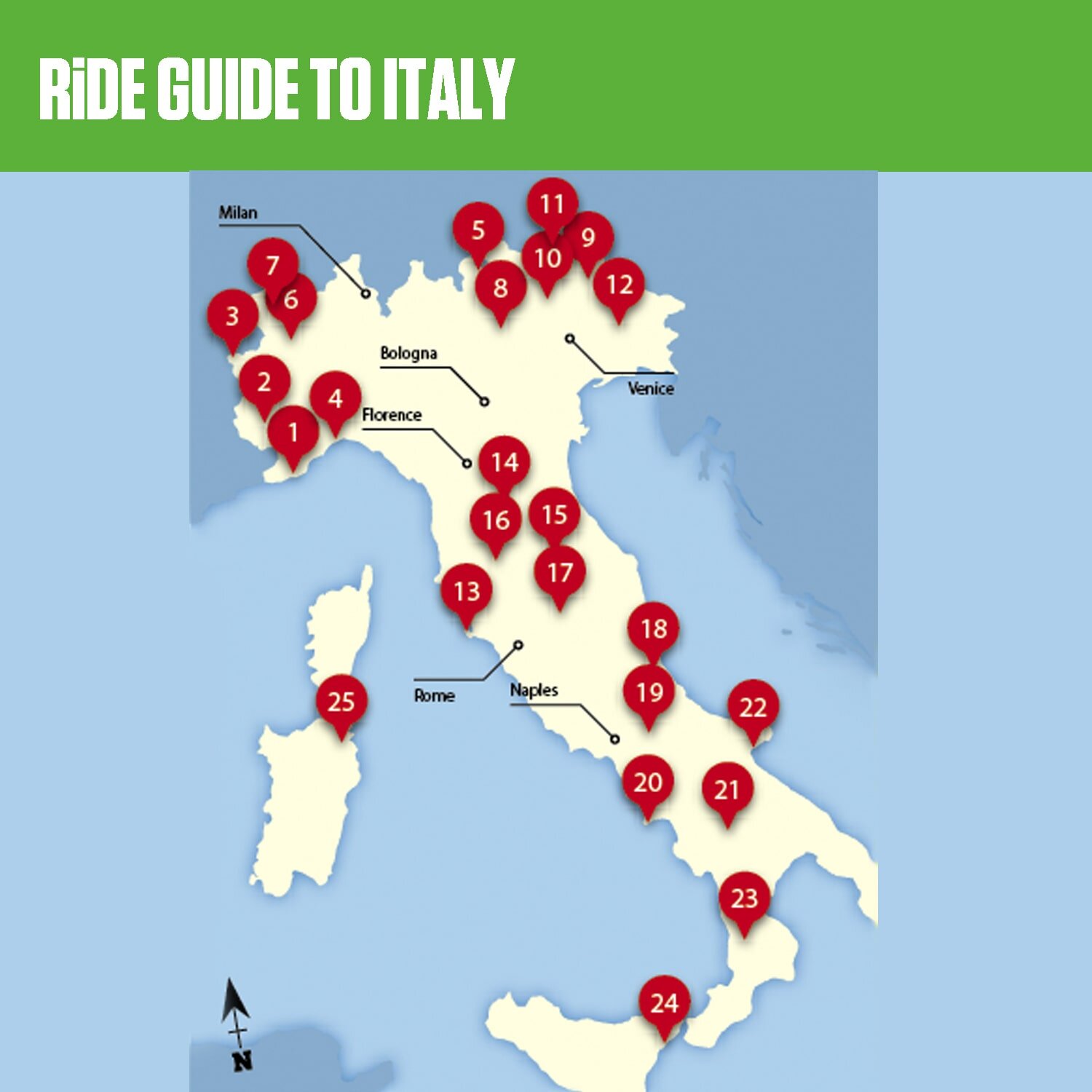 RiDE Guide to motorcycle touring in Italy