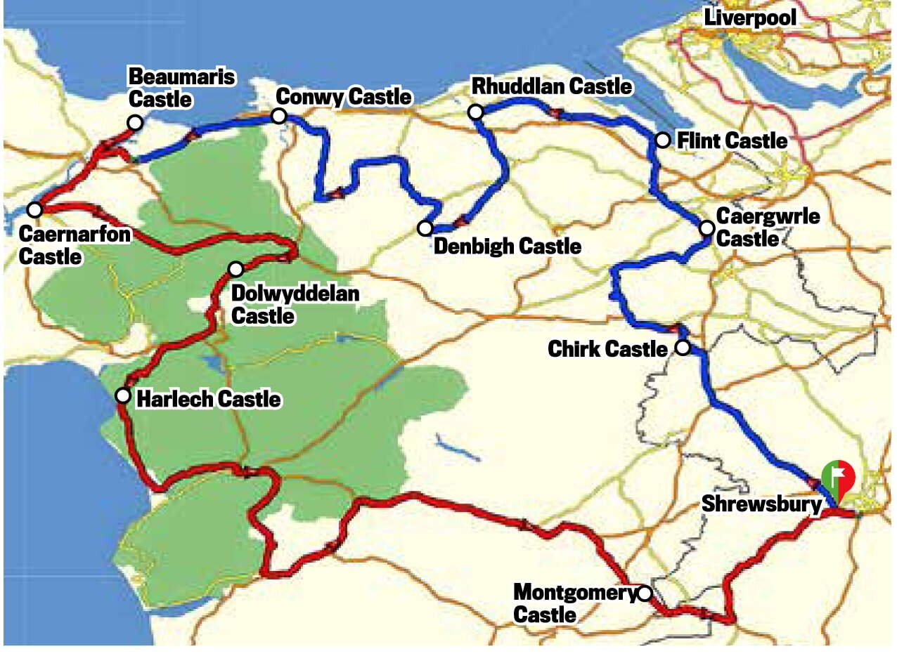 RiDE -Tour of Welsh castles