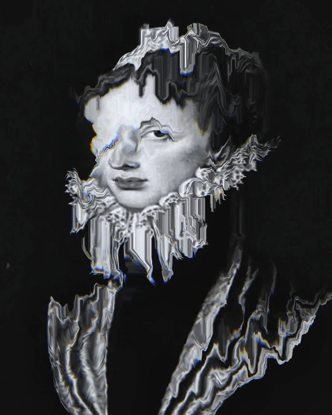 ▪️Three Stages of Flushing out the Persona 👁️ 
.
Datamosh study in #touchdesigner 
.
Video coming soon✨
📌243
.
.
.
.
.
#newaesthetic #datamosh  #touchdesignervisuals #psychedelic #generativedesign #gnr8 #trippyart #glitched #artdirection #glitchaes