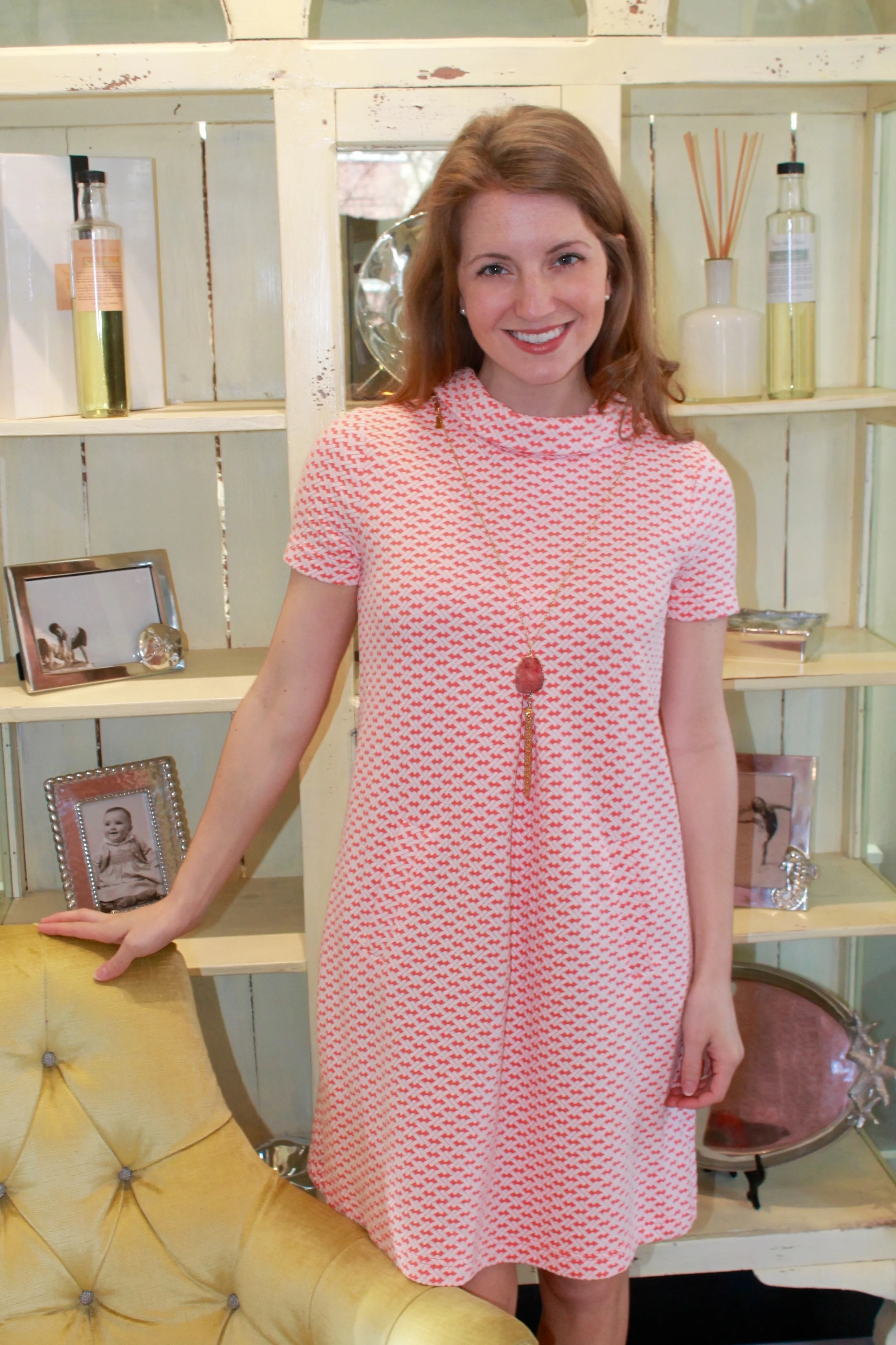 Tyler Boe Bamboo Dress in Peony