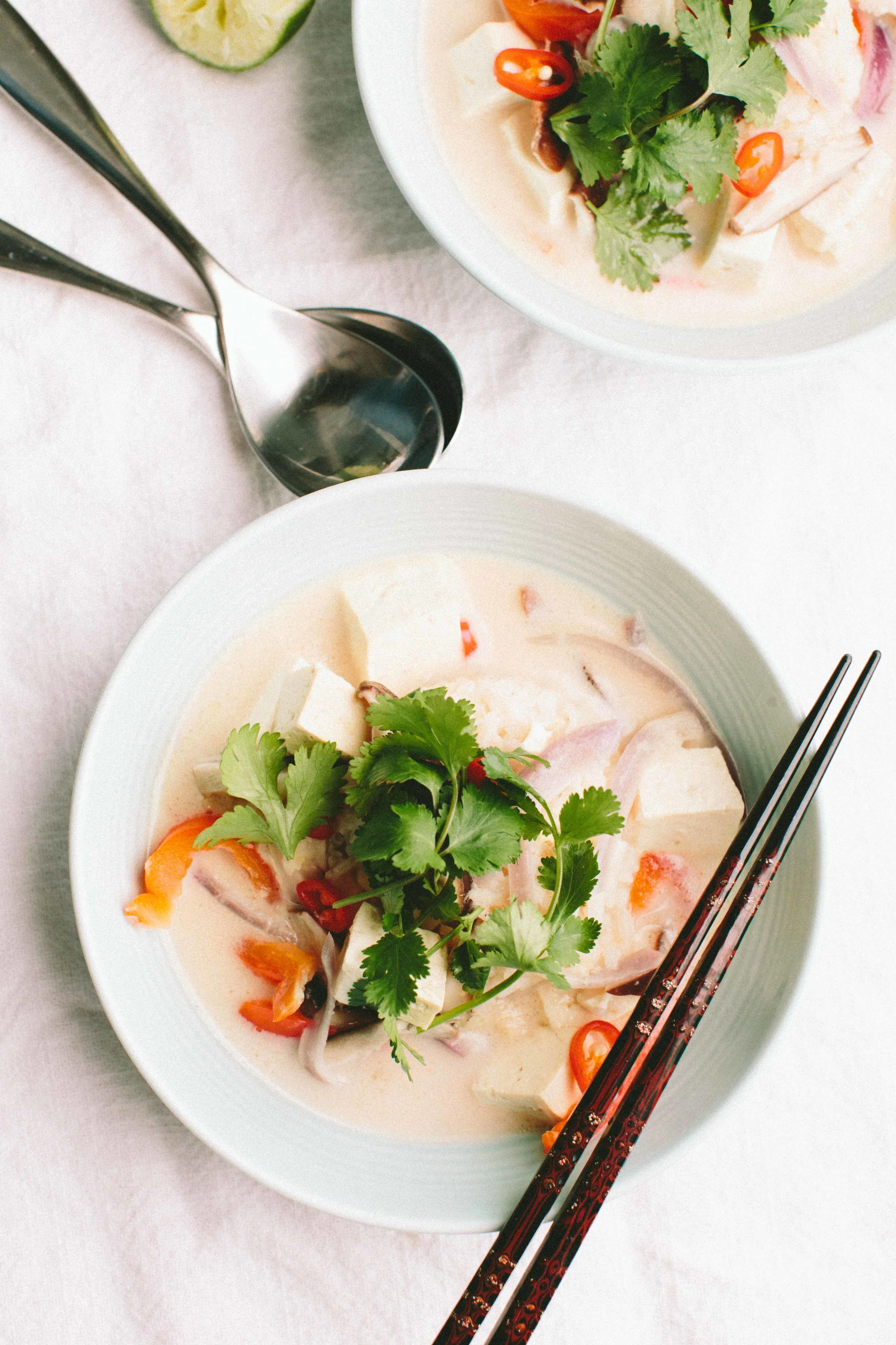 Tom Kha Tofu (Thai Coconut Soup)