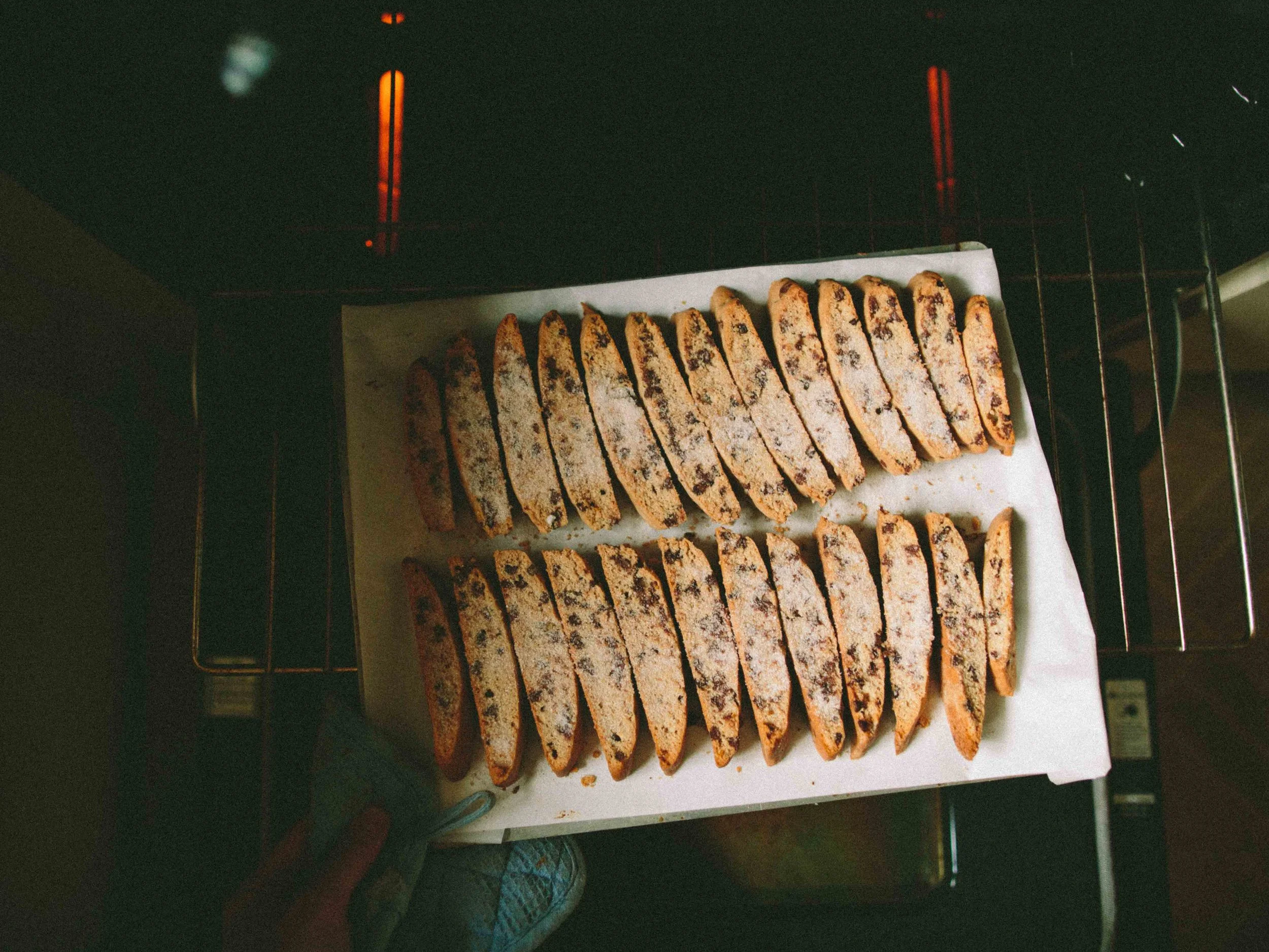 Chocolate Chip and Orange Mandel Bread