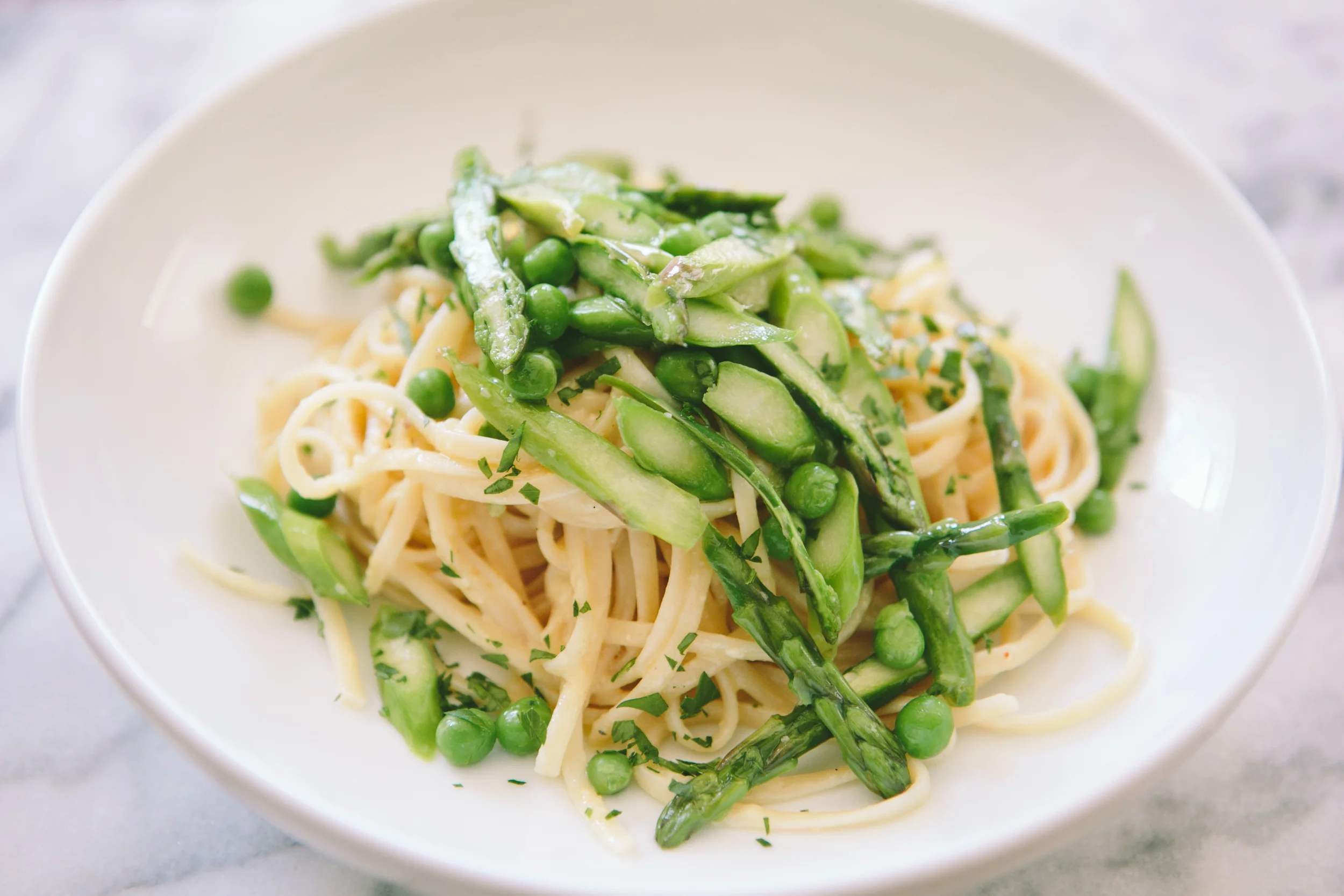 Spring Pasta Carbonara