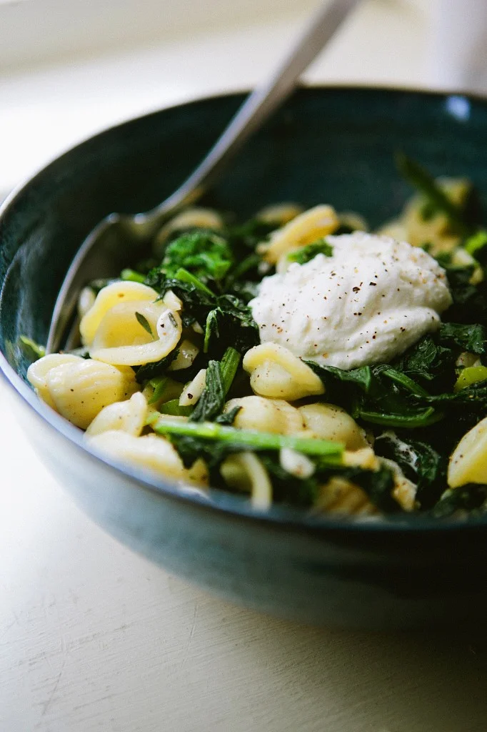 Pasta with Broccoli Rabe and Lemon Ricotta — A Thought For Food