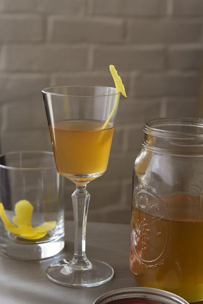The Beekeeper Cocktail from Young Won of Rialto (photos by Brian Samuels)