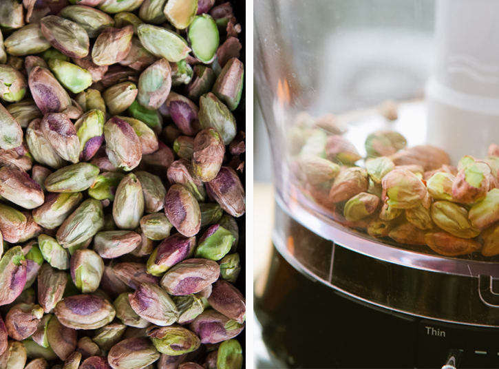 Pistachio and Sour Cream Coffee Cake