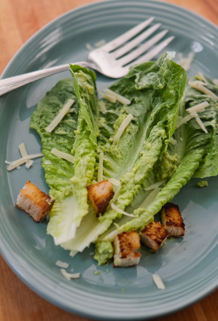 Caesar Salad with Avocado Dressing from Gaby Dalkin's Absolutely Avocados