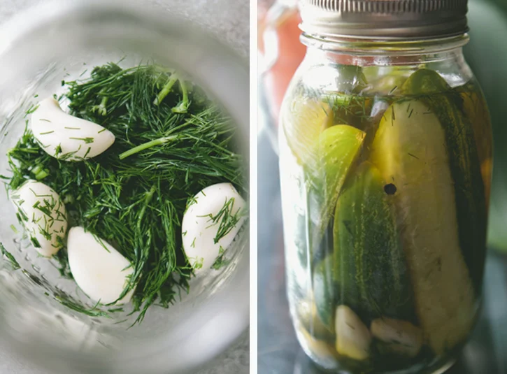 Dill Pickles from A Thought For Food