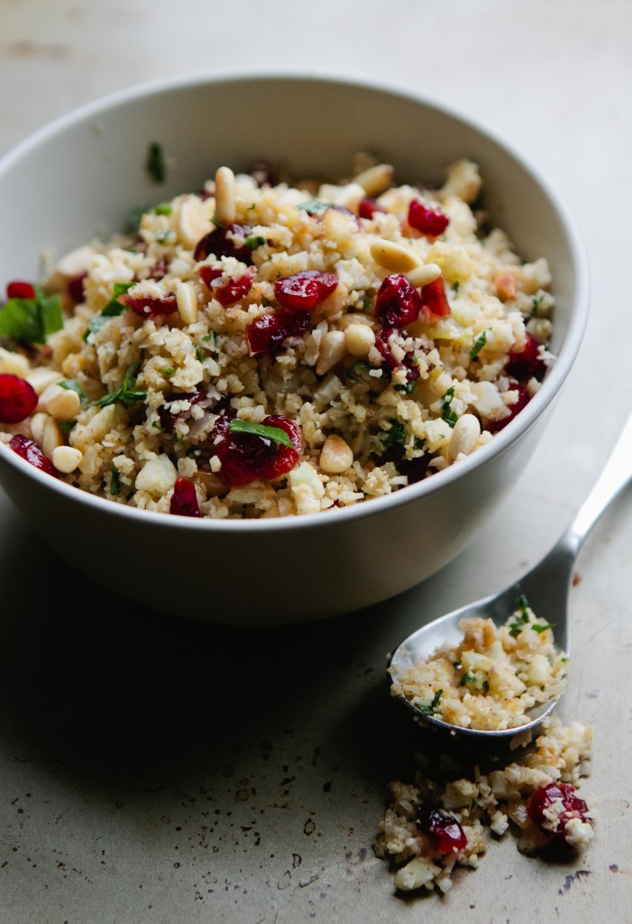 Cauliflower “Couscous” from A Thought For Food #glutenfree #vegetarian #recipe