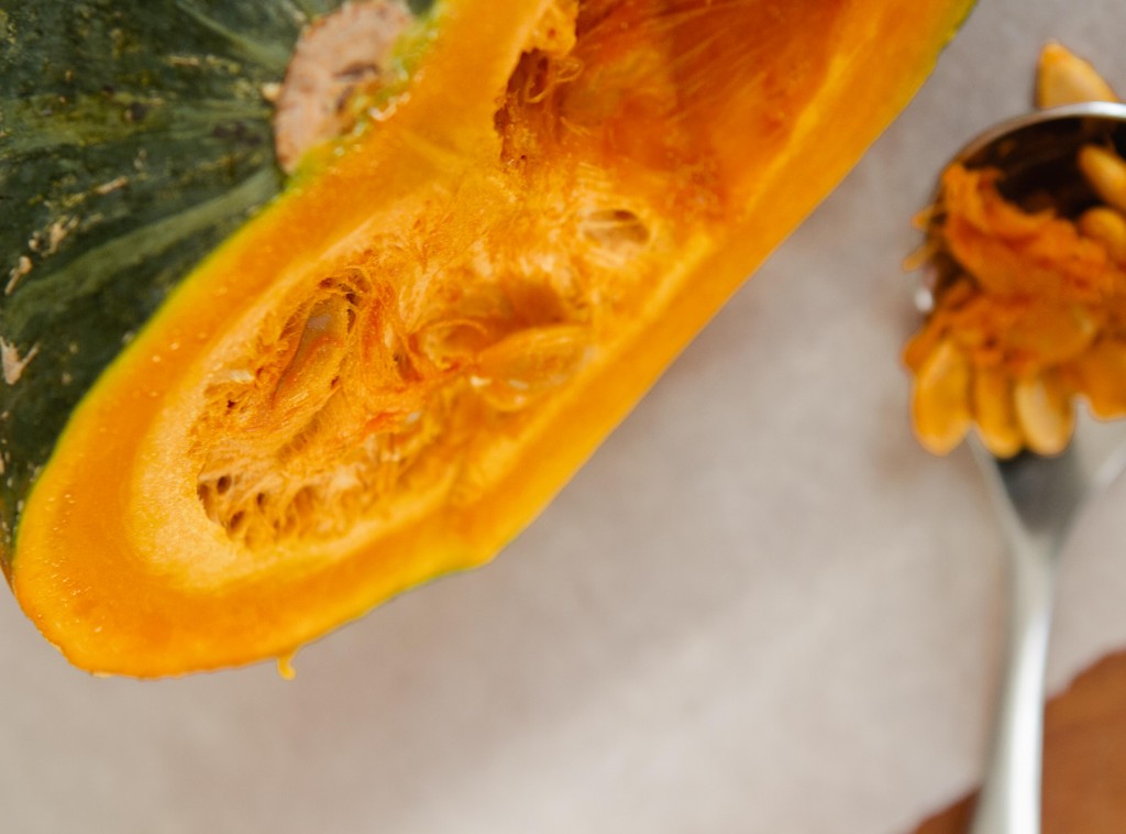 Quinoa with Acorn Squash and Pomegranate from A Thought For Food