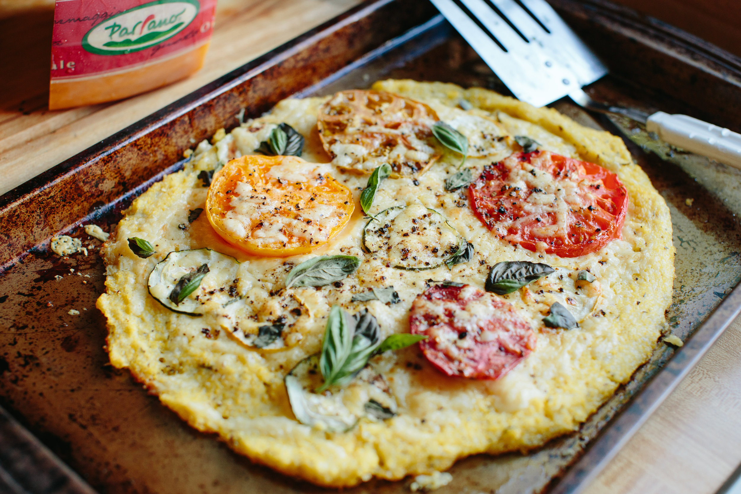 Polenta Pizza with Heirloom Tomatoes and Summer Squash (Featuring ...