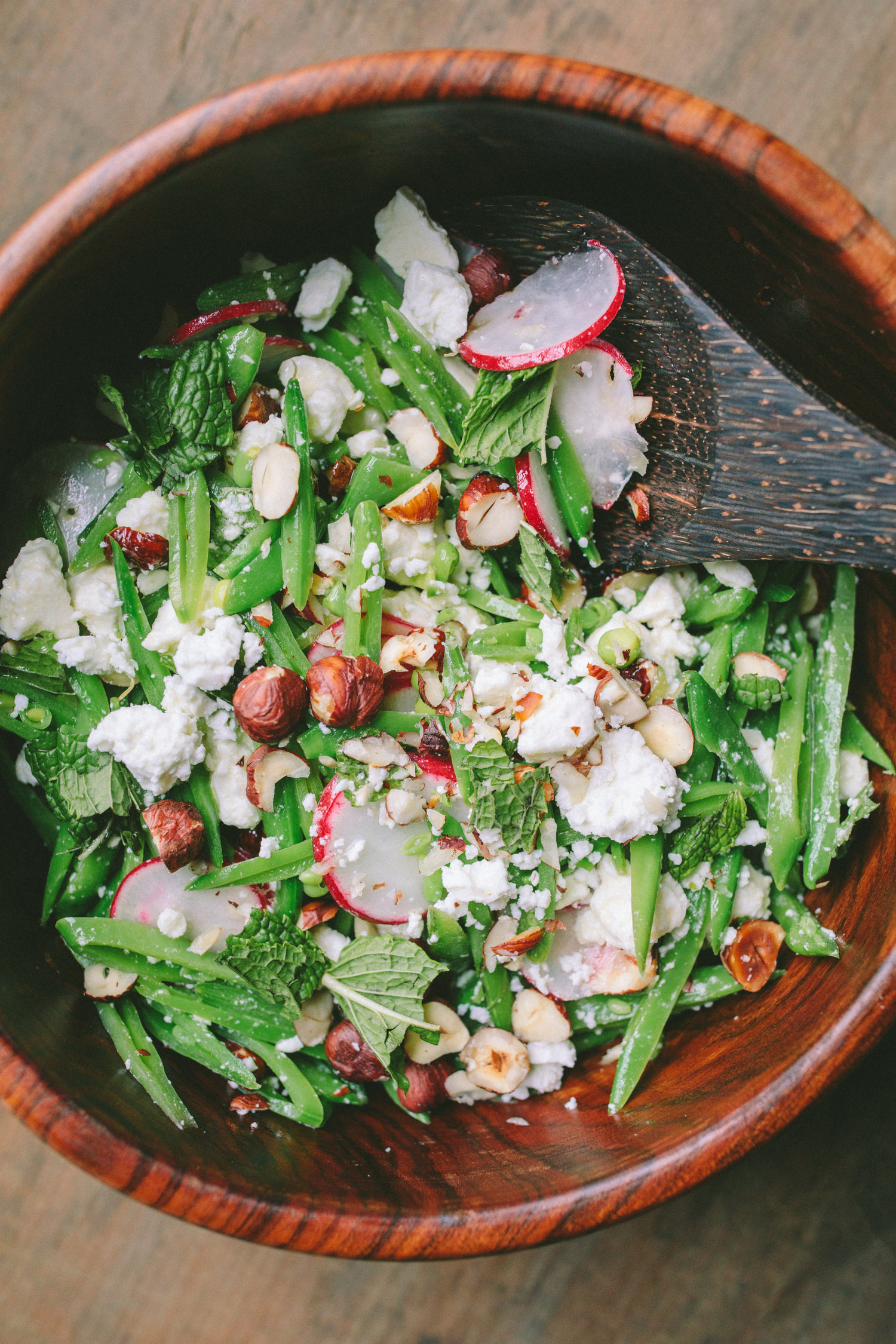 Snap Pea and Feta Salad — A Thought For Food