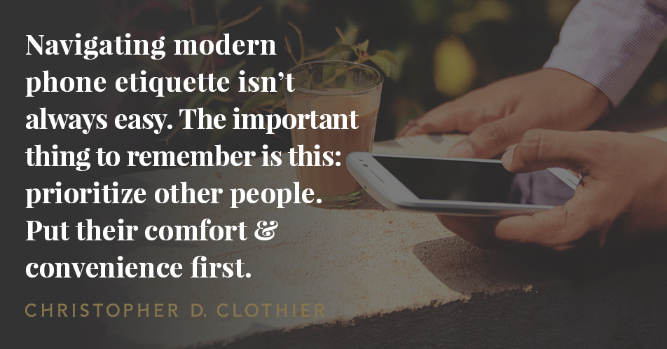 The Gentleman's Guide to Mastering Phone Etiquette