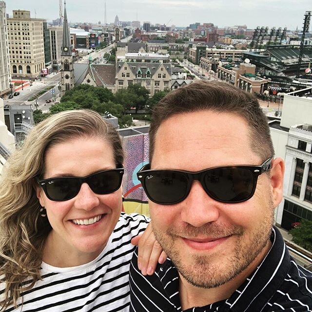 Thanks @hollymthayer and Elliot for the awesome Father&rsquo;s Day! @monarchclubdetroit Thanks for the drinks and the view. #firstfathersday  #monarchclubdetroit #rooftopbar