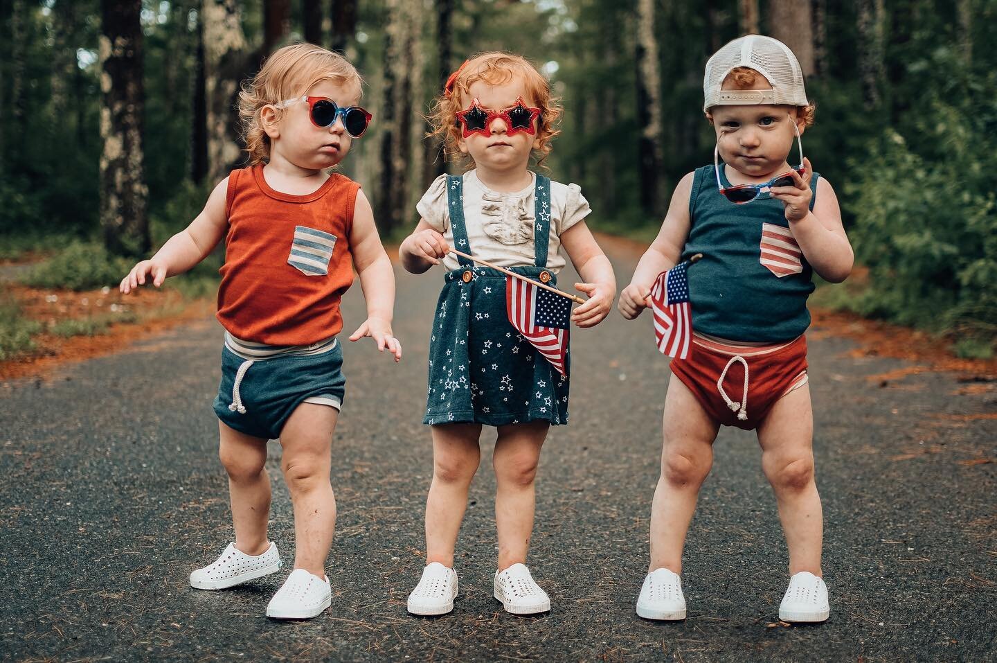 Another holiday weekend mostly rained out - a rant for another day - but we made the best of it with the besties today at a cookout. They are soaked and muddy in this photo, but memories right?!⁣
⁣
Tomorrow, I&rsquo;m braving a parade and cookout 2.0